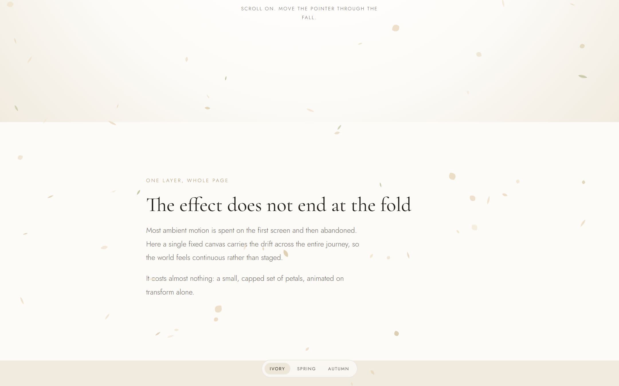 Petal Drift screenshot